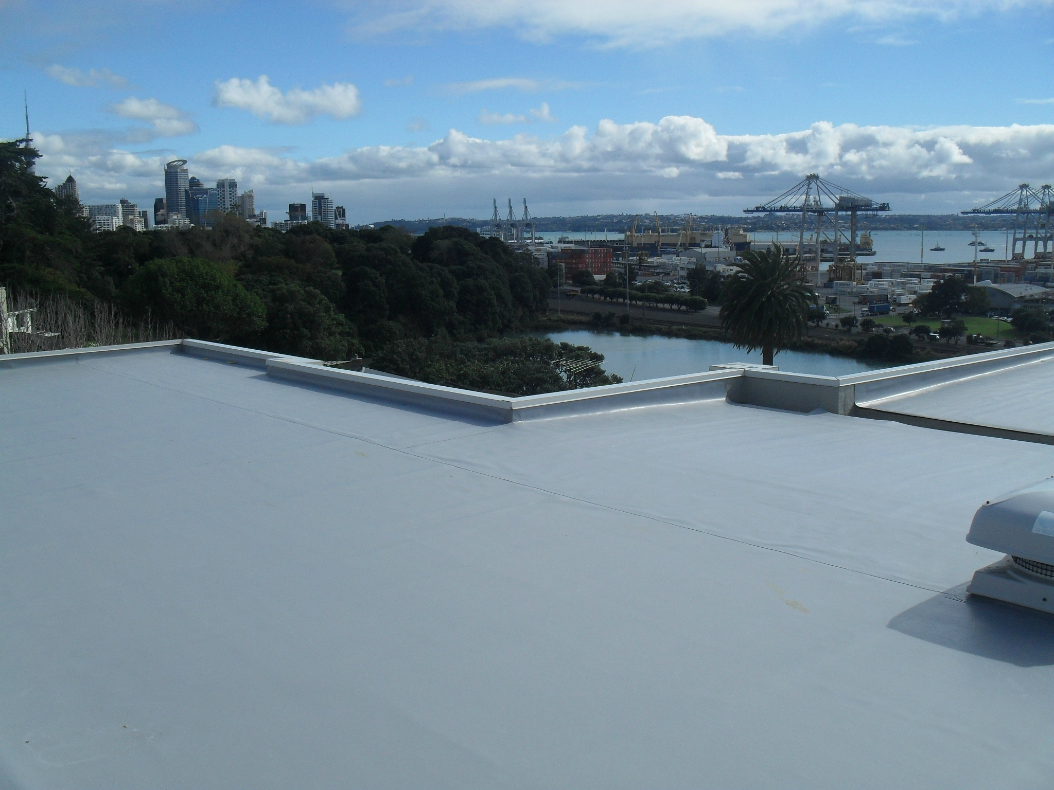 Commercial roof detail
